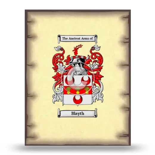 Blayth Coat of Arms Print