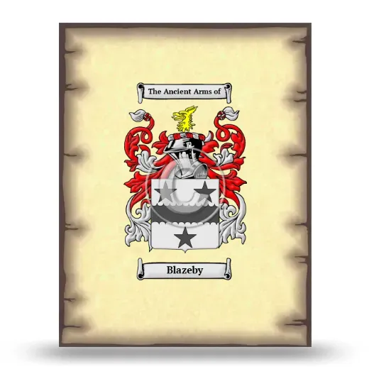 Blazeby Coat of Arms Print