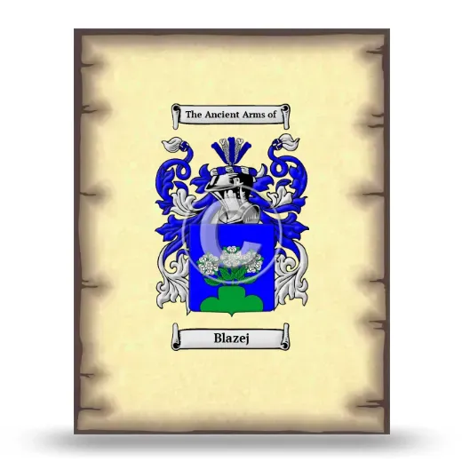 Blazej Coat of Arms Print