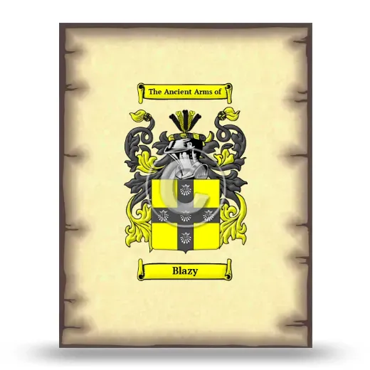 Blazy Coat of Arms Print