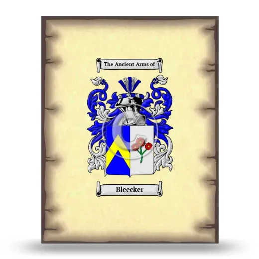 Bleecker Coat of Arms Print