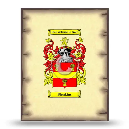 Blenkins Coat of Arms Print