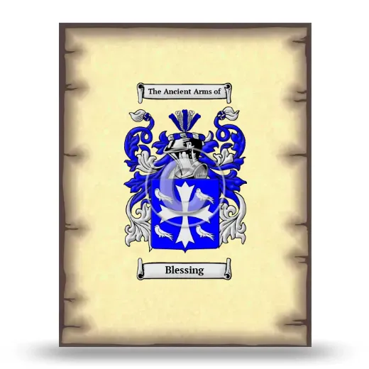 Blessing Coat of Arms Print