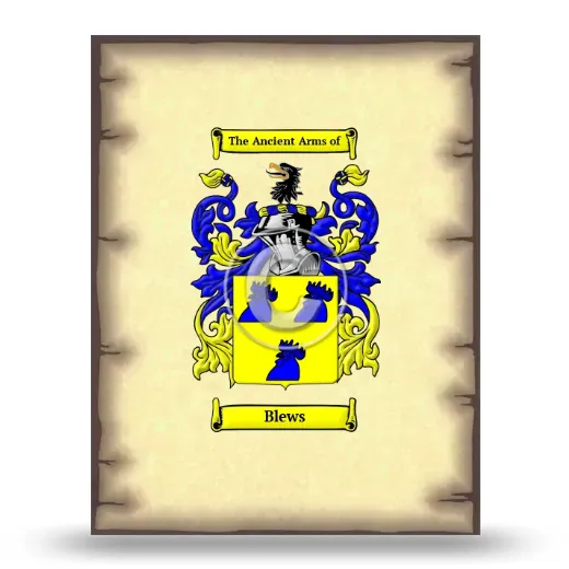 Blews Coat of Arms Print