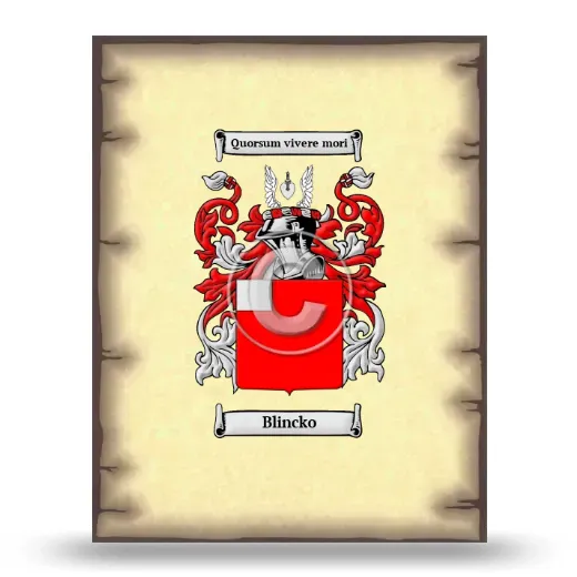 Blincko Coat of Arms Print