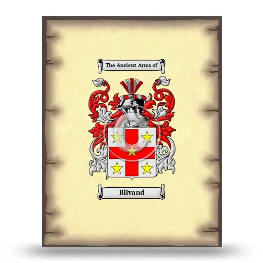 Blivand Coat of Arms Print