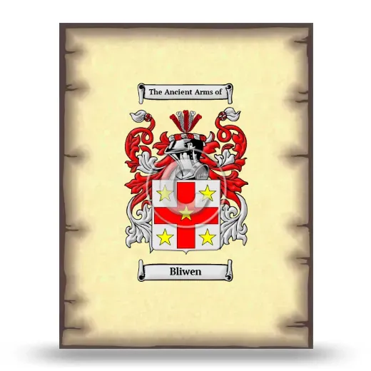 Bliwen Coat of Arms Print