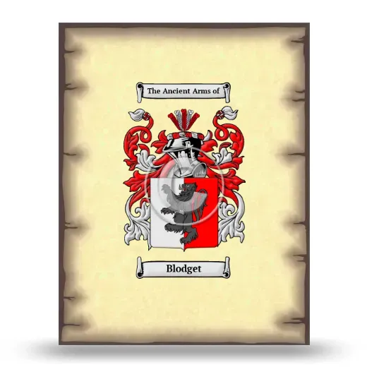 Blodget Coat of Arms Print