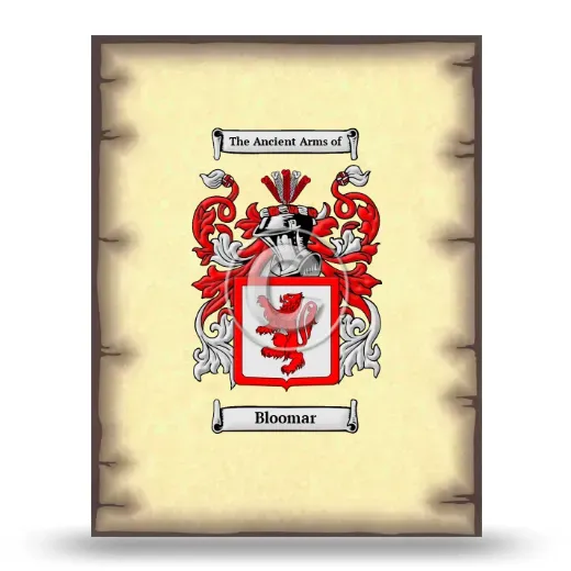 Bloomar Coat of Arms Print