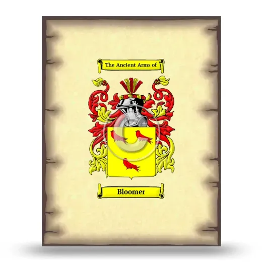 Bloomer Coat of Arms Print