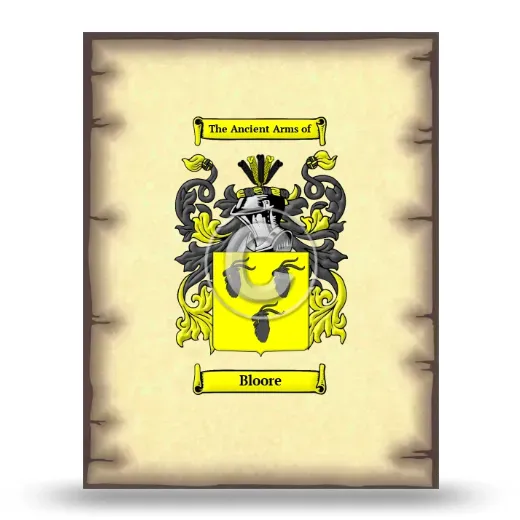 Bloore Coat of Arms Print