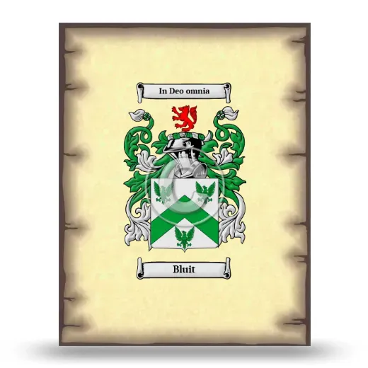 Bluit Coat of Arms Print