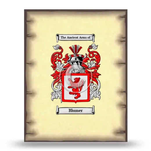 Blumer Coat of Arms Print