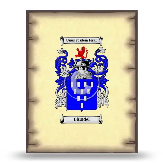 Blundel Coat of Arms Print