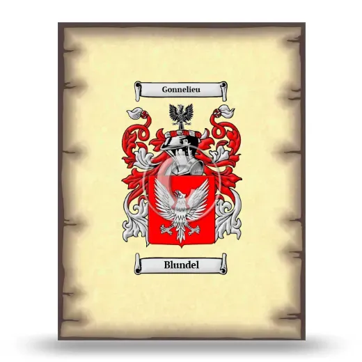 Blundel Coat of Arms Print