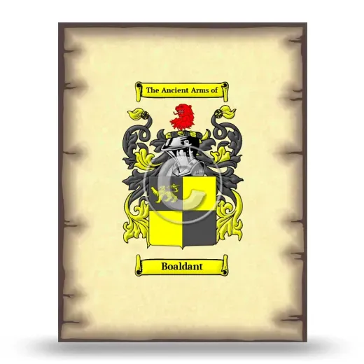Boaldant Coat of Arms Print