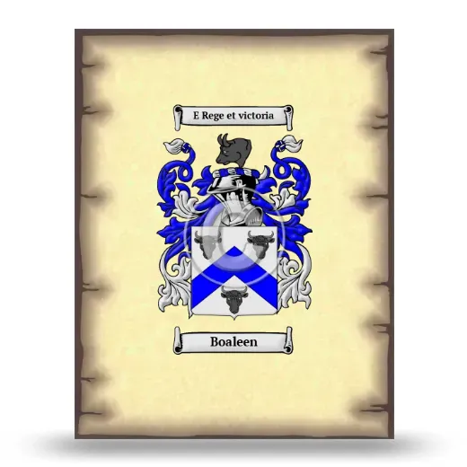 Boaleen Coat of Arms Print