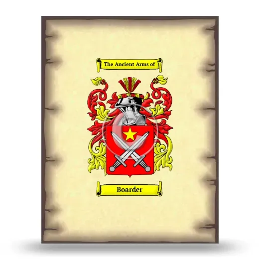Boarder Coat of Arms Print