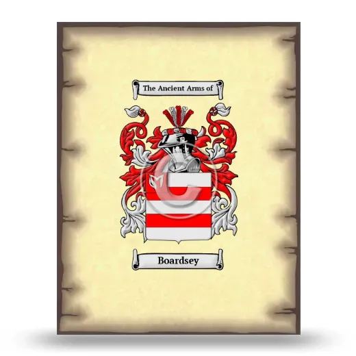Boardsey Coat of Arms Print