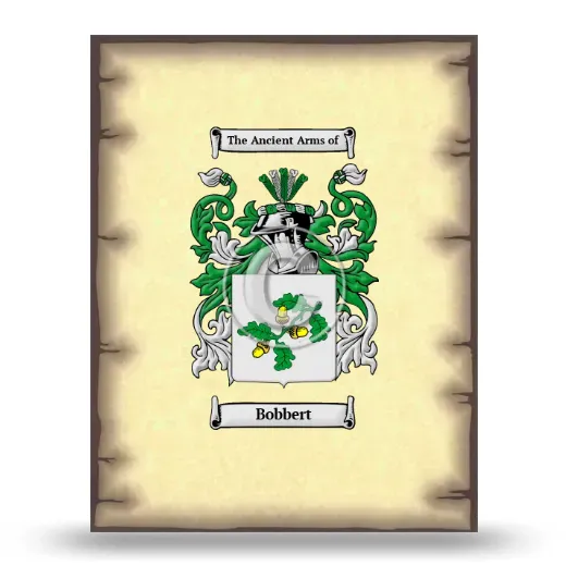 Bobbert Coat of Arms Print