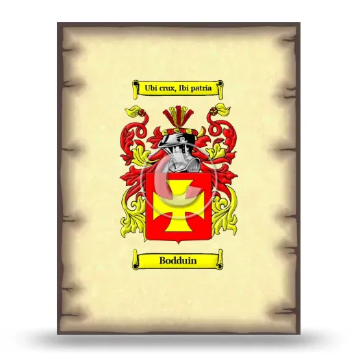 Bodduin Coat of Arms Print