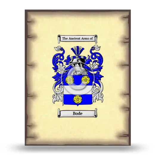 Bode Coat of Arms Print