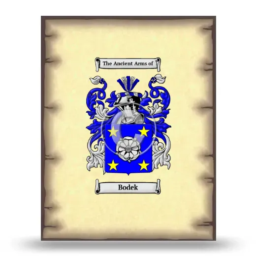 Bodek Coat of Arms Print