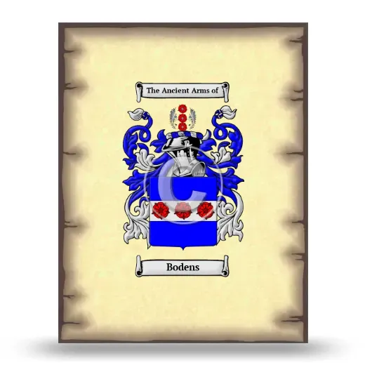 Bodens Coat of Arms Print