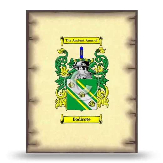 Bodicote Coat of Arms Print