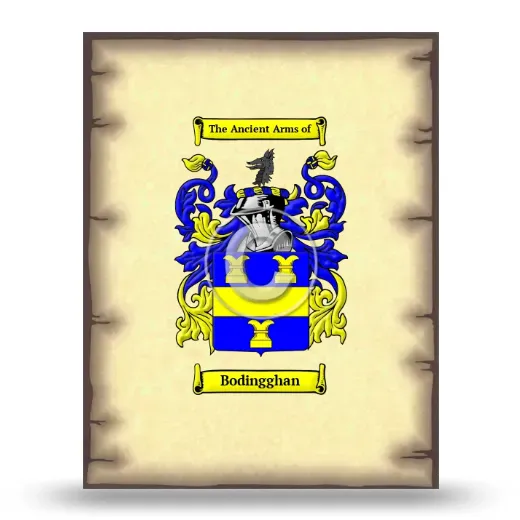 Bodingghan Coat of Arms Print