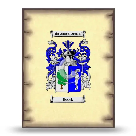 Boeck Coat of Arms Print