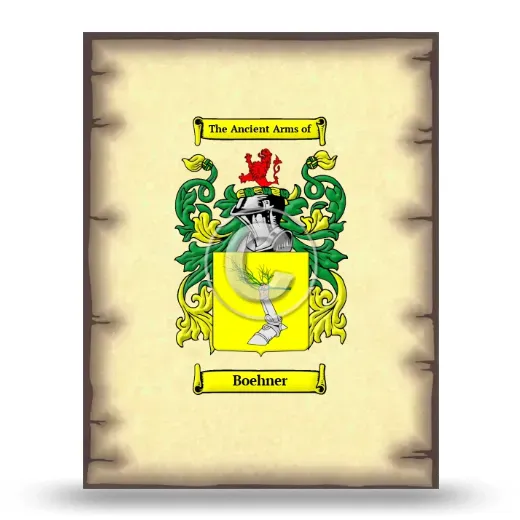 Boehner Coat of Arms Print