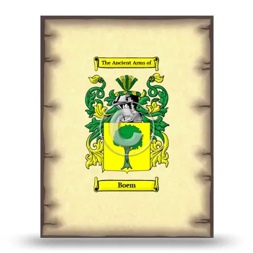 Boem Coat of Arms Print
