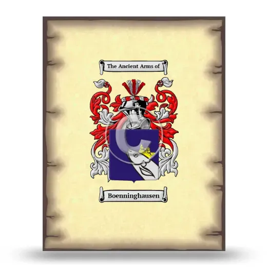 Boenninghausen Coat of Arms Print