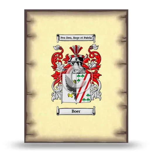Boer Coat of Arms Print