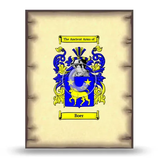 Boer Coat of Arms Print