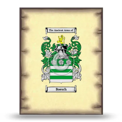 Boesch Coat of Arms Print