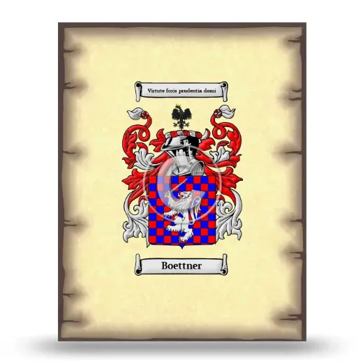 Boettner Coat of Arms Print