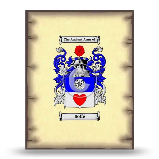 Boffé Coat of Arms Print