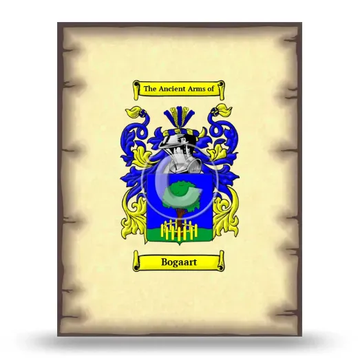 Bogaart Coat of Arms Print
