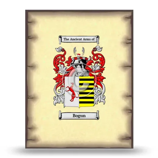 Bogun Coat of Arms Print