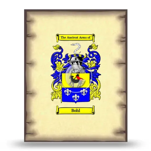 Bohl Coat of Arms Print