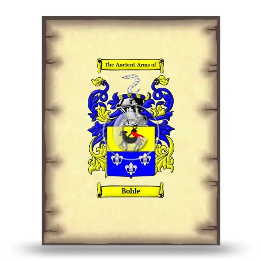 Bohle Coat of Arms Print