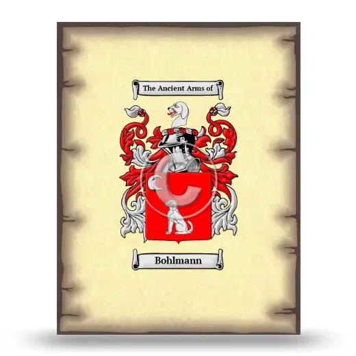 Bohlmann Coat of Arms Print