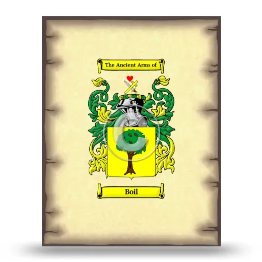Boil Coat of Arms Print