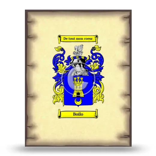 Boilo Coat of Arms Print