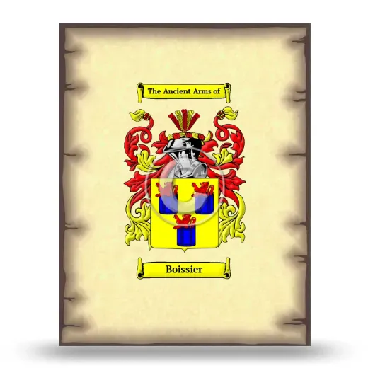 Boissier Coat of Arms Print