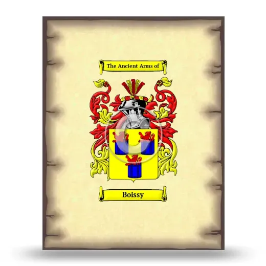 Boissy Coat of Arms Print