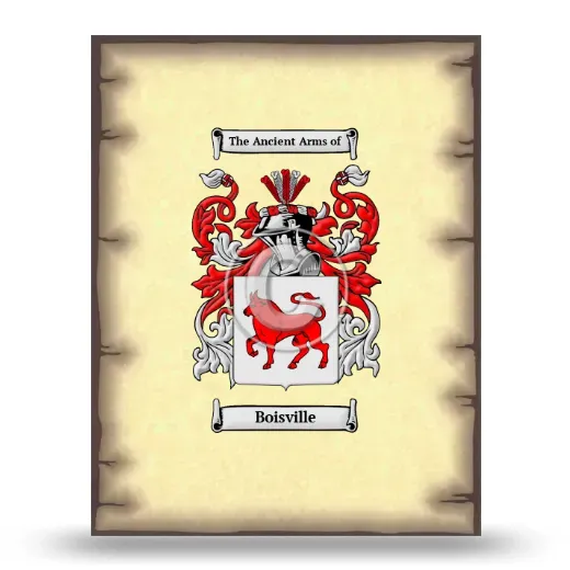 Boisville Coat of Arms Print
