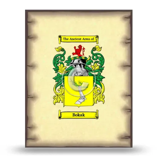 Bokak Coat of Arms Print